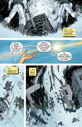 Illustration for article titled Exclusive Image preview: A climate change thriller begins in Snowfall #1